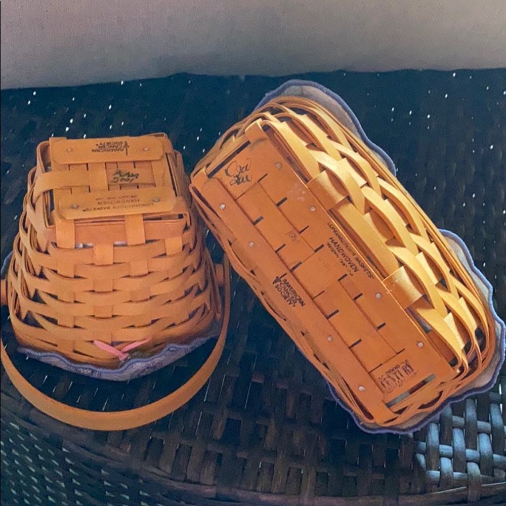 2000 & 2001 Horizon of Hope Longaberger baskets - Picture 2 of 5